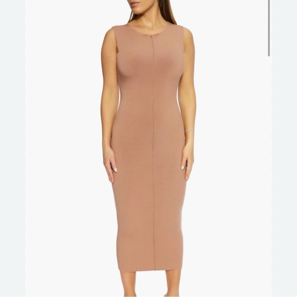 Naked Wardrobe‎ All Snatched Sleeveless Bodycon Dress